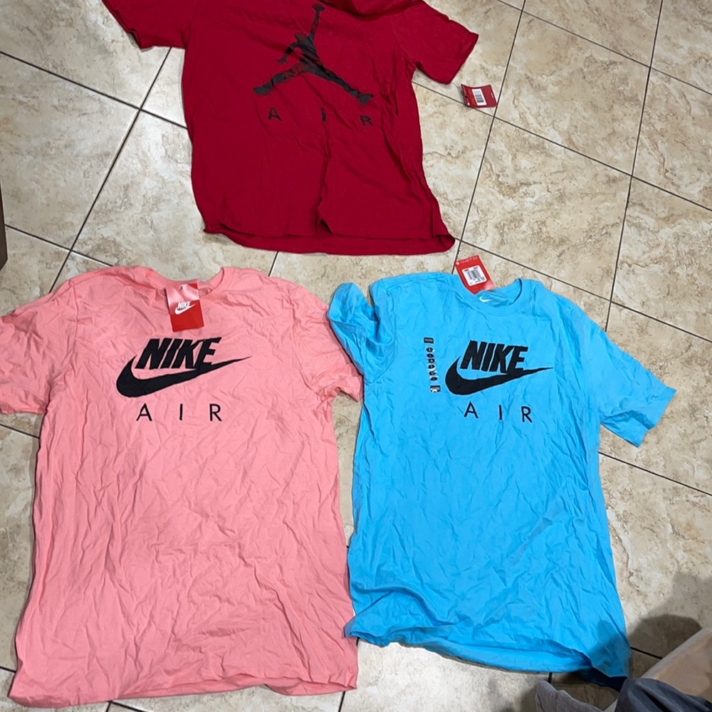 All three brand new with tag size large I purchase from Footlocker